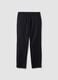 Black slim-fit stretch cotton and lyocell chino trousers_4