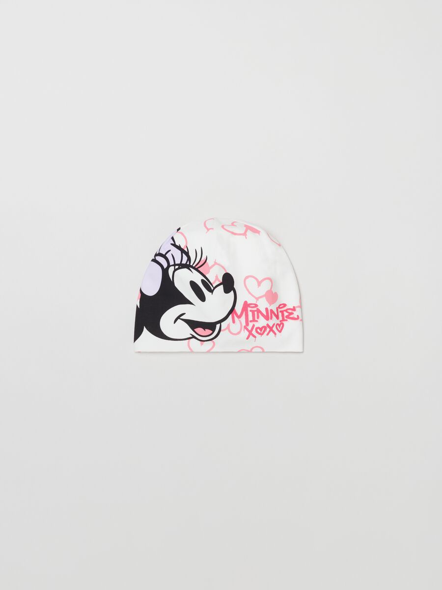 Jersey hat with Minnie Mouse print_0