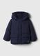 Quilted down jacket with sherpa lining_0