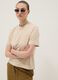 Beiges T-Shirt aus reiner Baumwolle in Regular Fit_0