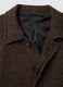 Brown and black wool-blend herringbone overfit coat_6