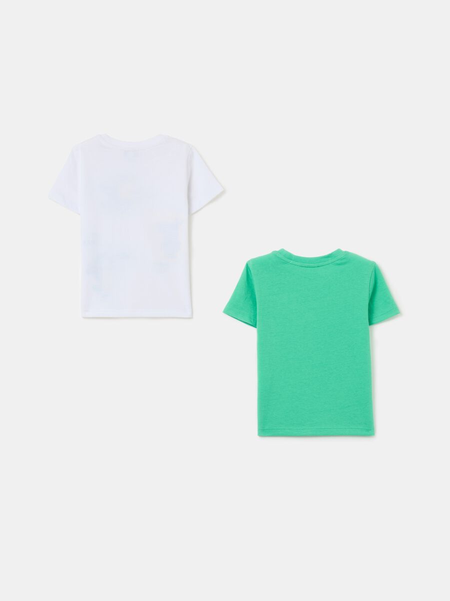 Pack dos camisetas de algodón con estampado_1