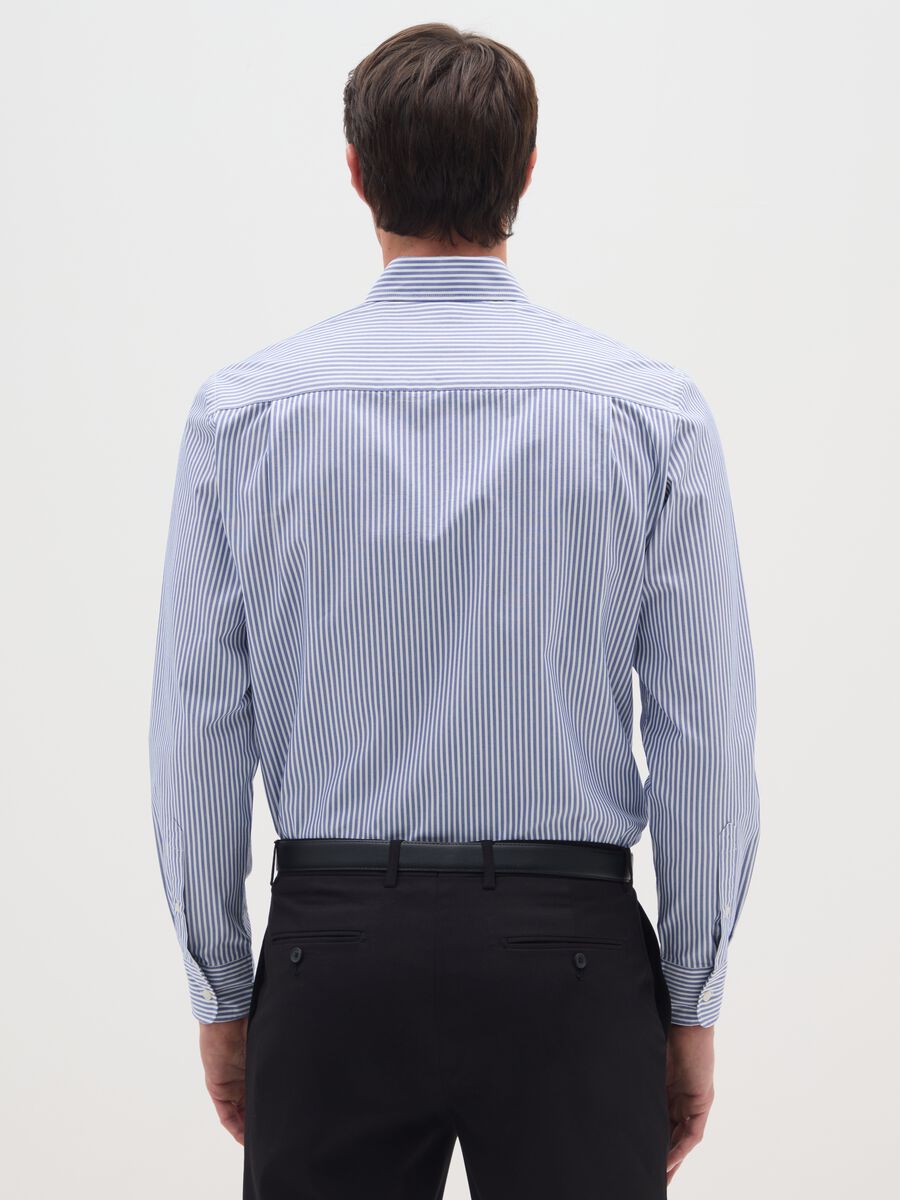 Multicolour cotton blend regular fit shirt_1