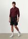 Men&rsquo;s red long-sleeve organic cotton piqu&eacute; polo shirt, regular fit_1