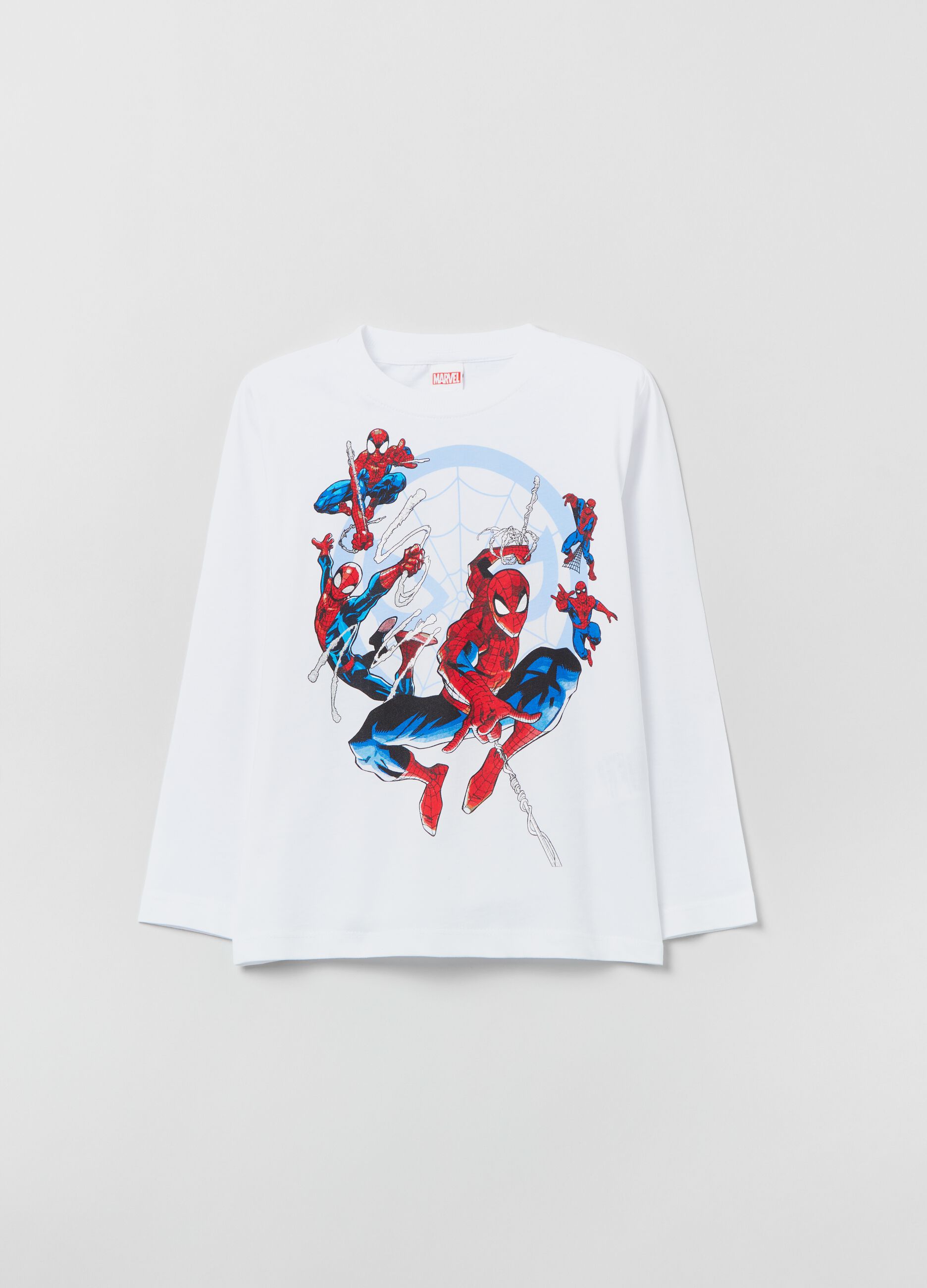 T-shirt a maniche lunghe stampa Spider-Man_0
