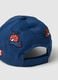 Blue pure cotton baseball cap for kids with Spider-Man_2