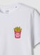 White pure cotton T-shirt with embroidery_1
