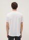Wei&szlig;es T-Shirt aus reiner Baumwolle mit kurzen &Auml;rmeln, Regular Fit_3