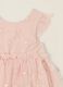 Baby Girls&rsquo; Pink Dress with Tulle Hearts_1