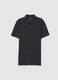 Herren Polo in schwarzer reiner Baumwolle im Regular-Fit_4