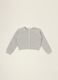 Grey pure cotton cardigan_0