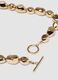Gold Necklace with Irregular Links_2