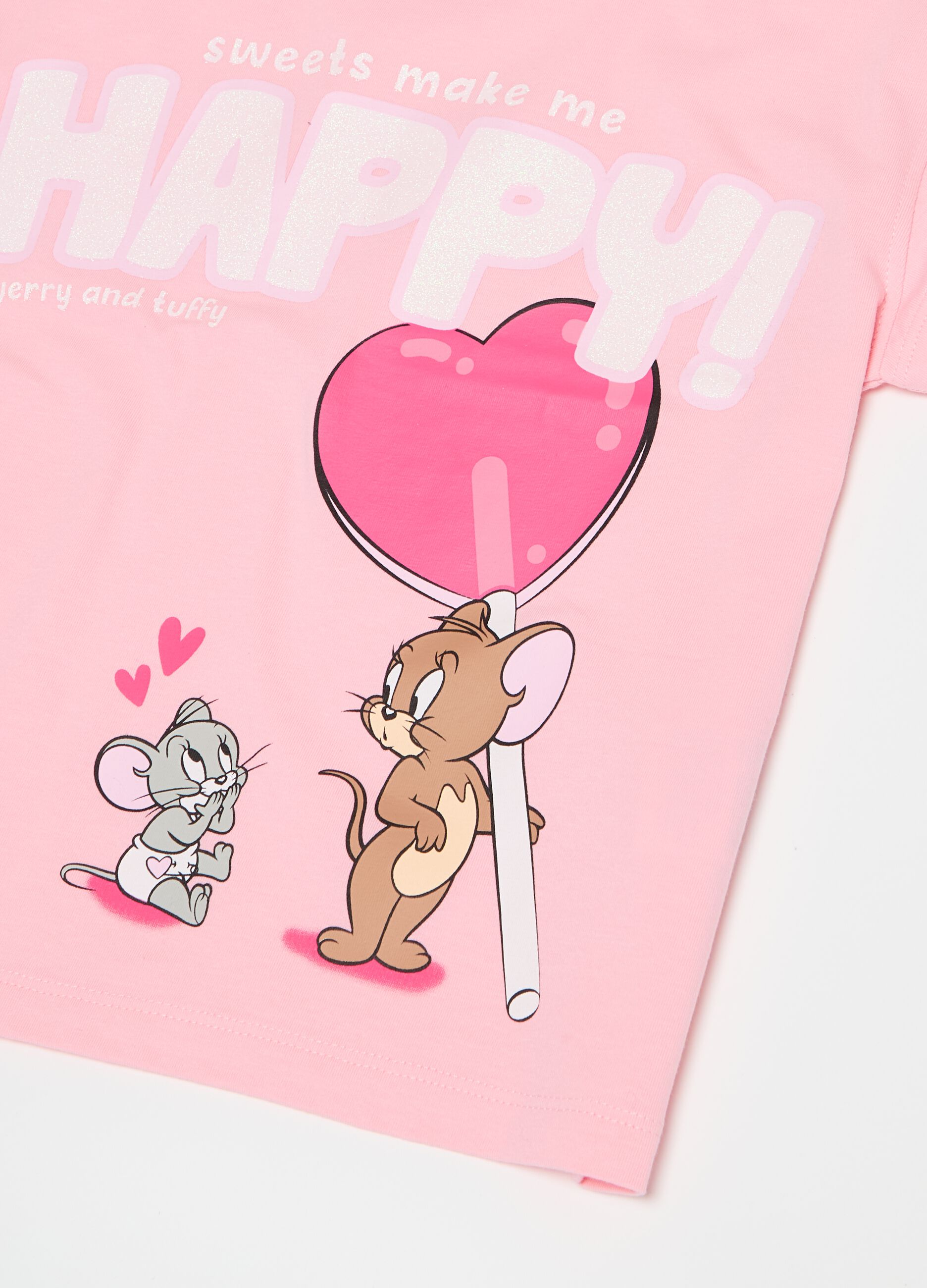 Camiseta con estampado Tom & Jerry