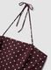 Brown polka-dot dress in viscose blend_6