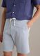 Multicolour striped regular-fit stretch cotton shorts_3