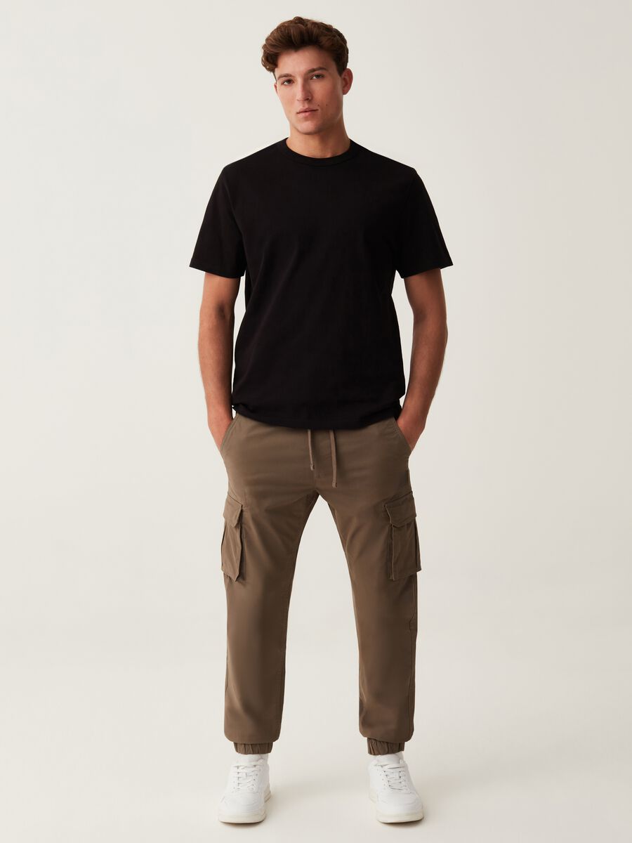 Cargo trousers with drawstring_0