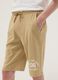 Boys&rsquo; beige pure cotton regular-fit shorts_2