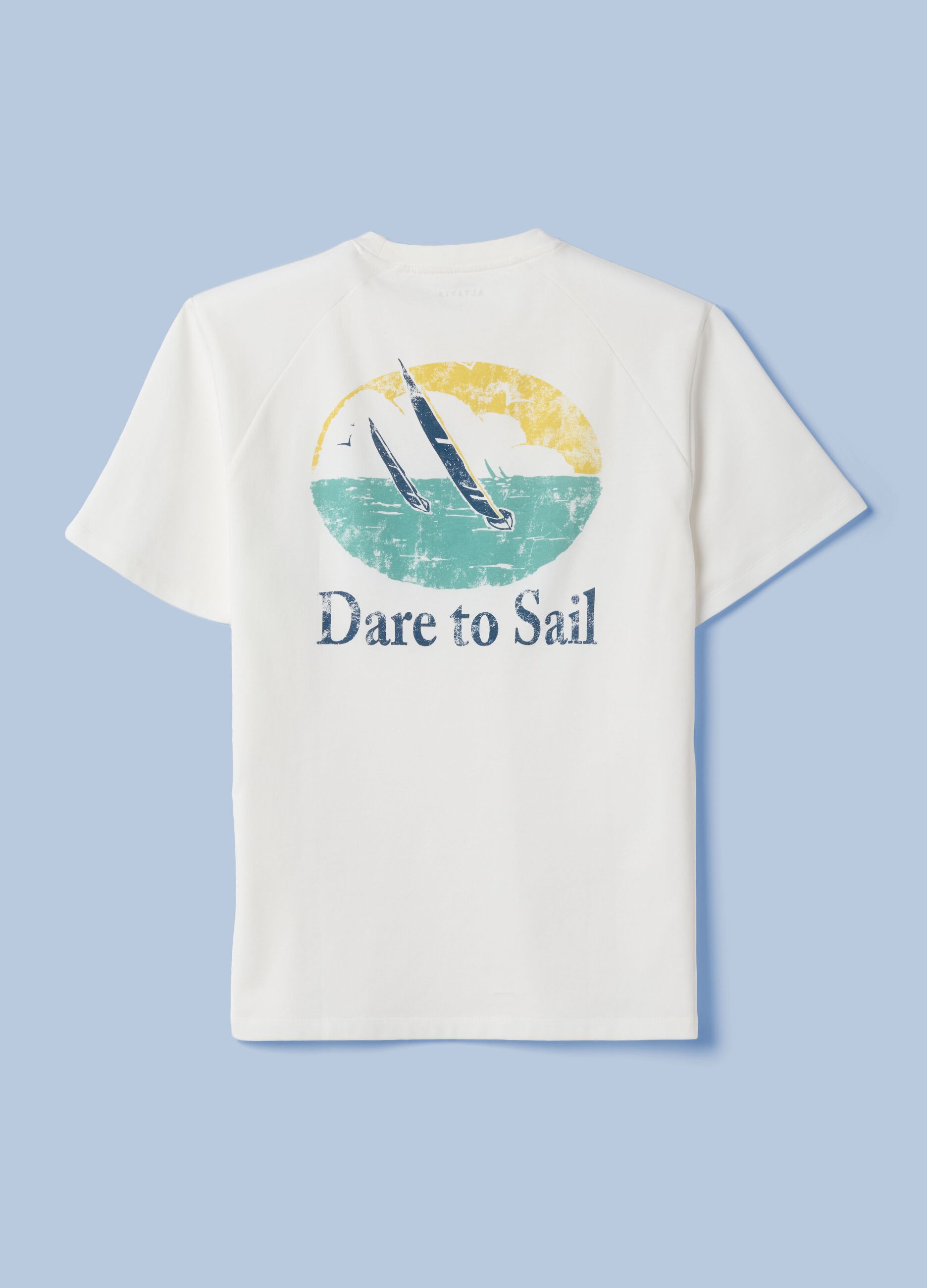 White ALTAVIA SAILING stretch cotton-blend T-shirt