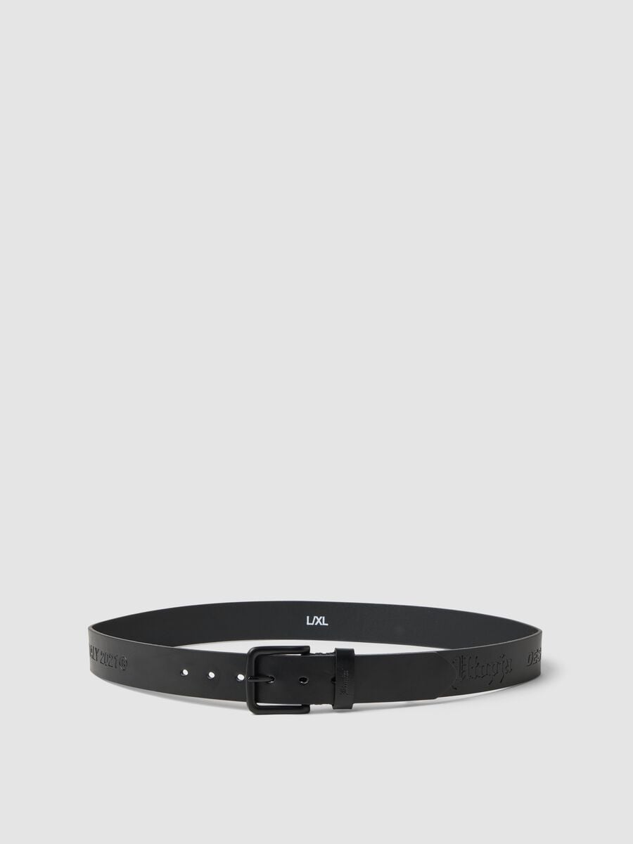 100% Genuine Leather Belt &ndash; Black_1