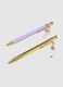 Purple Pen Set with Charm_1