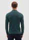 Pure cotton green regular fit sweater_2