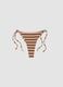 Mehrfarbig gestreifte Bikinihose aus Stretchmaterial_5