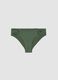 Gr&uuml;ne Swim-Briefs aus Stretchmaterial mit seitlicher Raffung_4