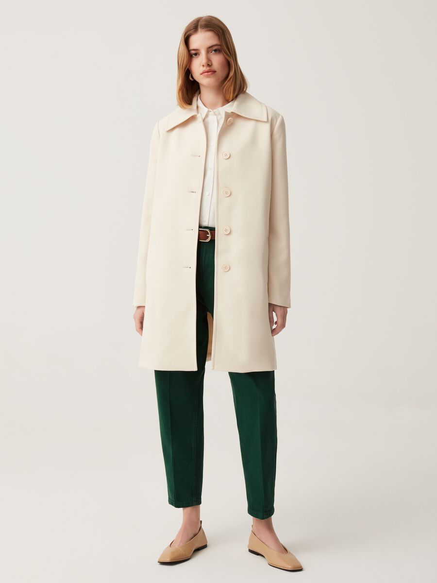 Solid colour, lightweight coat_0