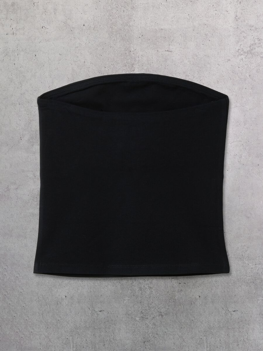 Black Bandeau Top_5