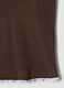 Brown pure cotton regular-fit vest top_5