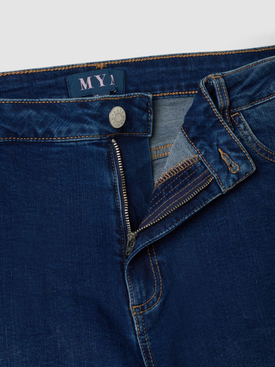Blue stretch-cotton denim slim-fit jeans_5