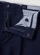 Blaue Chinohose aus elastischem Baumwolltwill, Regular Tapered Fit_1