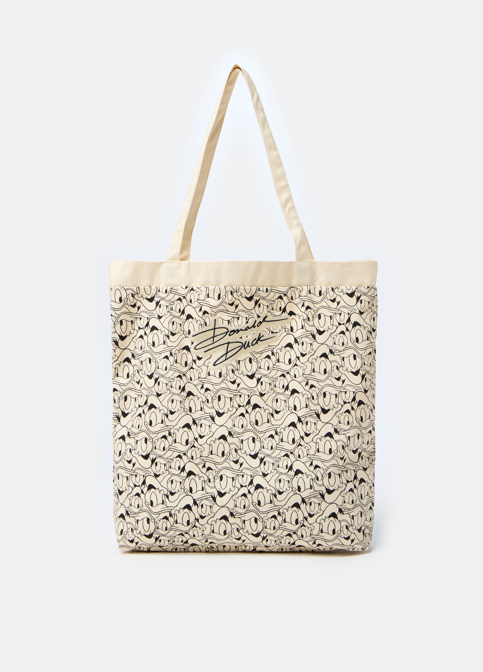 Shopping bag with Donald Duck 90 print