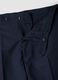 Blue regular-fit stretch viscose trousers_1