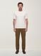 White pure cotton short-sleeve T-shirt, relaxed fit_3