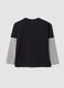 T-shirt preta em algod&atilde;o puro com decote redondo e estampado Minecraft &ndash; corte oversized_1