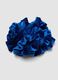 Scrunchie blu effetto vellutato_2