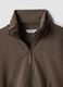 Full-zip verde corta in tessuto soft-touch con collo rialzato ALTAVIA STUDIO_7