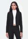 Blazer preto cropped em viscose el&aacute;stica com lapelas cl&aacute;ssicas, slim fit_0