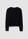 Schwarzes Langarmshirt aus Viskosemischung_5