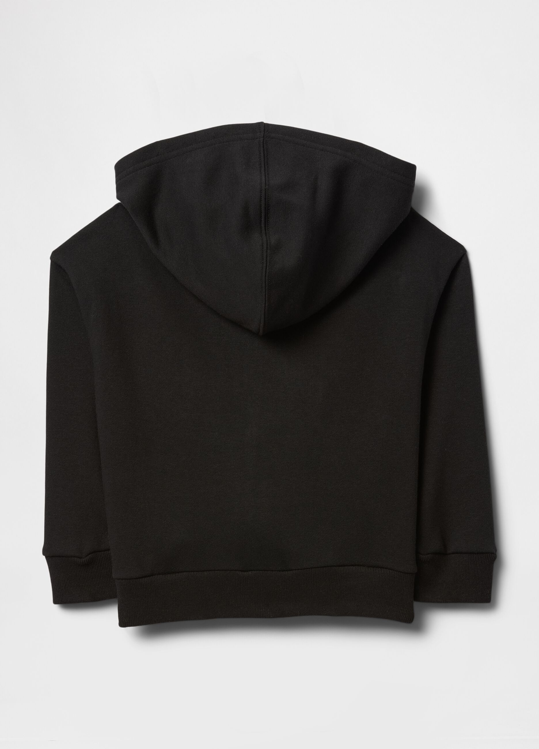 Cotton-blend zip-up hoodie