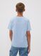 Hellblaues Jungen‑T‑Shirt aus reiner Baumwolle mit Simpsons‑Print_2