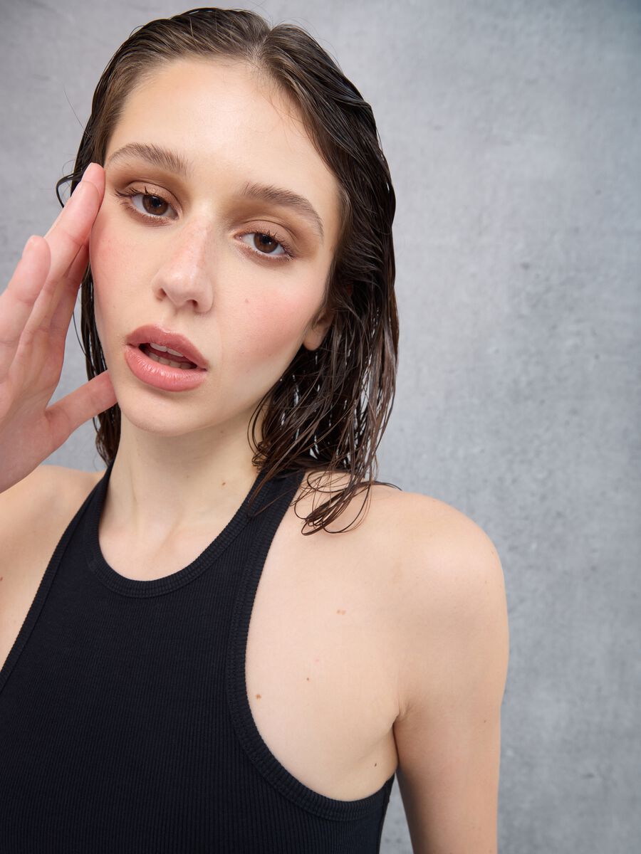 Tank Top Crew Neck Black_3