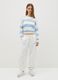 Striped pullover with embroidery_0