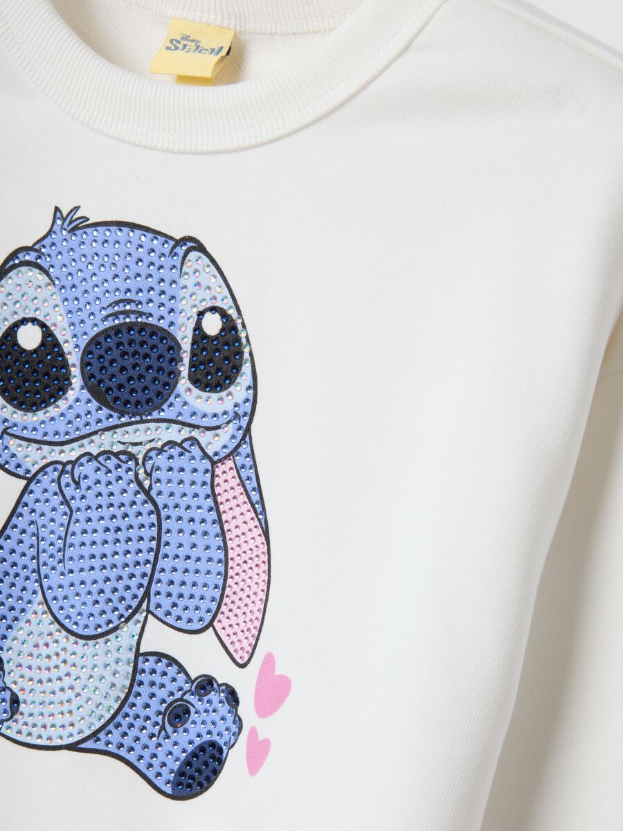 Wei&szlig;-rosanes Jogging-Set aus Baumwollmix mit Lilo & Stitch-Print f&uuml;r M&auml;dchen_3