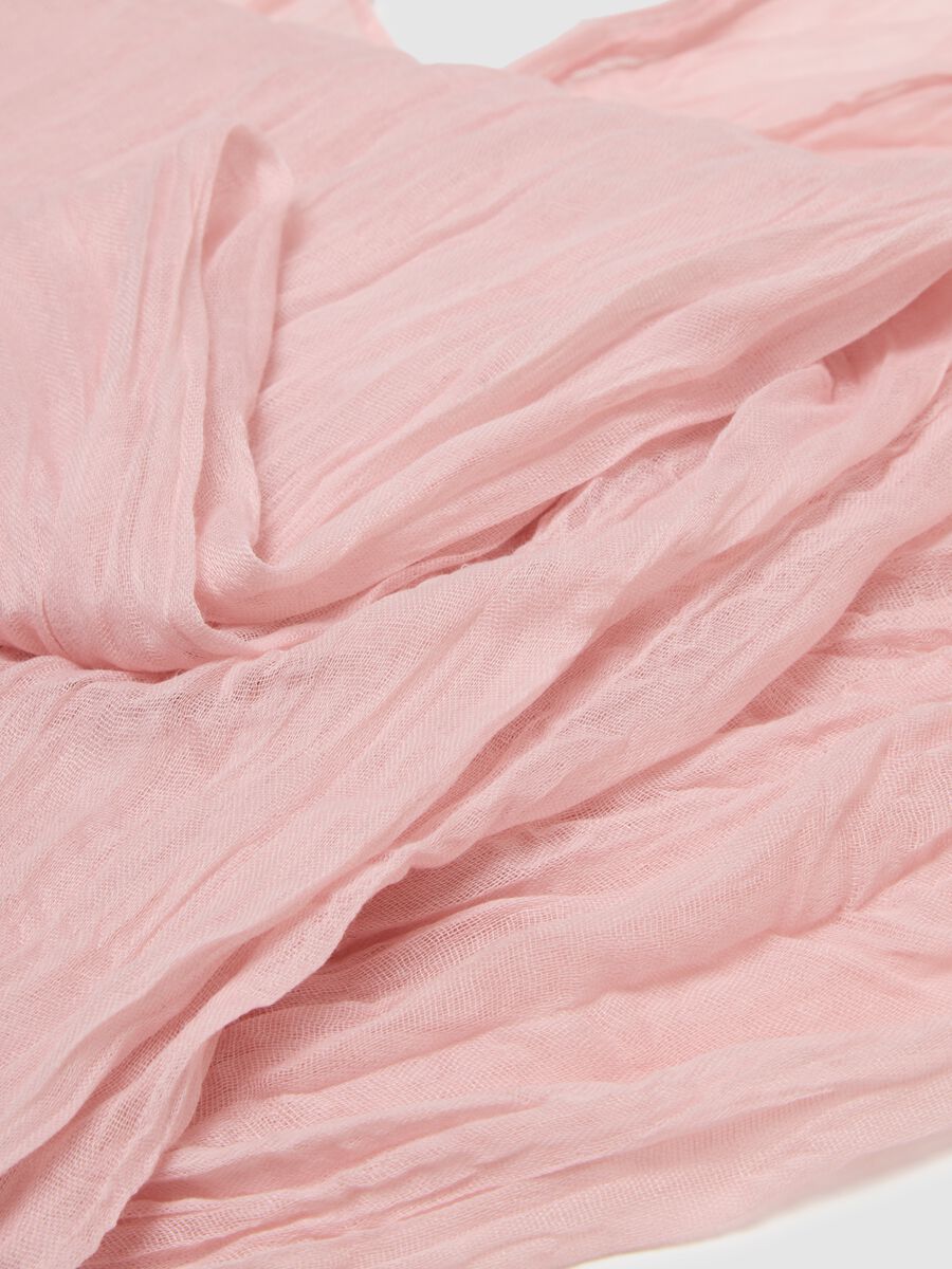 Sciarpa leggera rosa regular fit_2