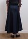 Pure cotton denim midi skirt_3