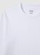 White Regular Fit Pure Cotton T-shirt_5