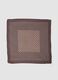 Brown polka-dot scarf in modal and silk blend_1