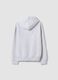 Sweatshirt com capuz cinzenta de corte oversized em mistura de algod&atilde;o e viscose para rapaz_5